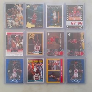 Michael Jordan Card Lot (12 Cards)